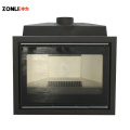 Hot sale Modern wooden stove Real Fire Stainless Steel Fireplace Mantel